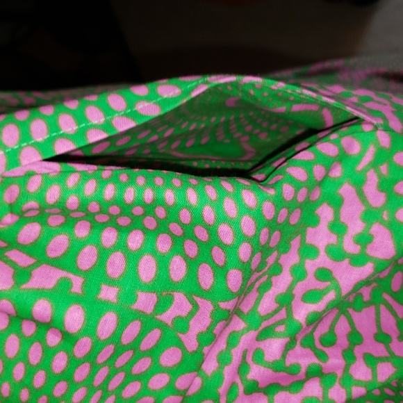 Kara Chic one size fits most, pink and green maxi skirt - Picture 4 of 5